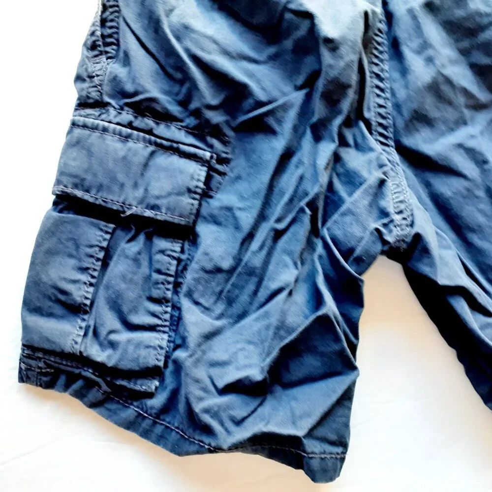 Gap Boys Shorts Cargo Navy Adjustable Waist Size 5